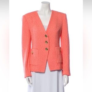 St.John Tweed Pattern Blazer W/Tag